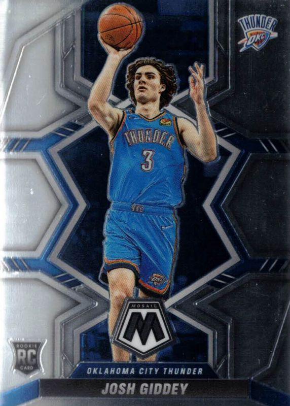 Josh Giddey #210 Basketball Cards 2021 Panini Mosaic