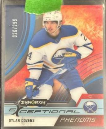 Dylan Cozens #EP-DC Hockey Cards 2021 Upper Deck Synergy Exceptional Phenoms