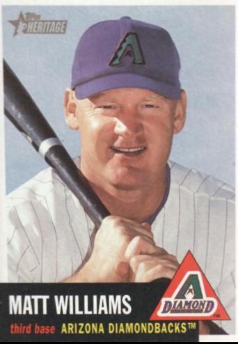 Matt Williams #78 Baseball Cards 2002 Topps Heritage