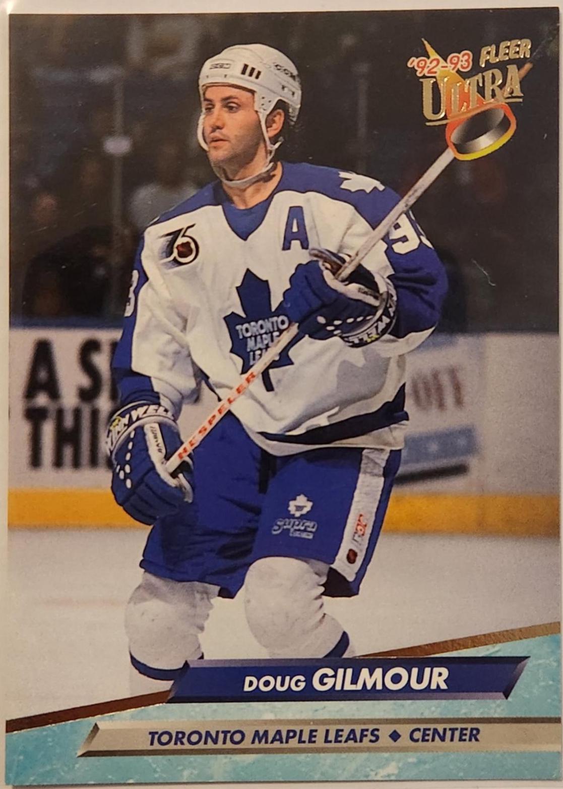 Doug Gilmour #211 Hockey Cards 1992 Ultra