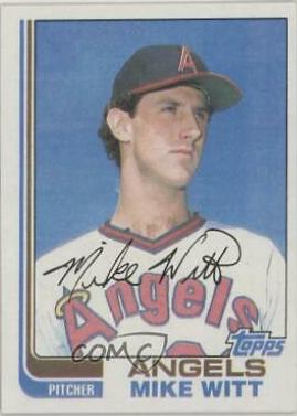 Mike Witt #744 Baseball Cards 1982 Topps