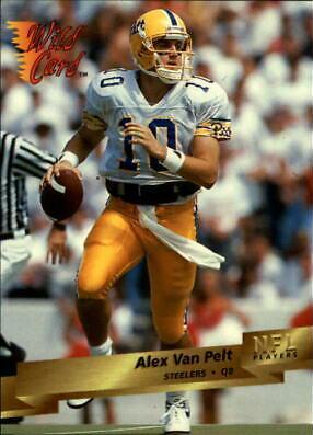 Alex Van Pelt #190 Football Cards 1993 Wild Card
