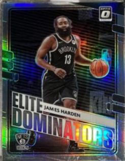 James Harden #5 Basketball Cards 2020 Panini Donruss Optic Elite Dominators