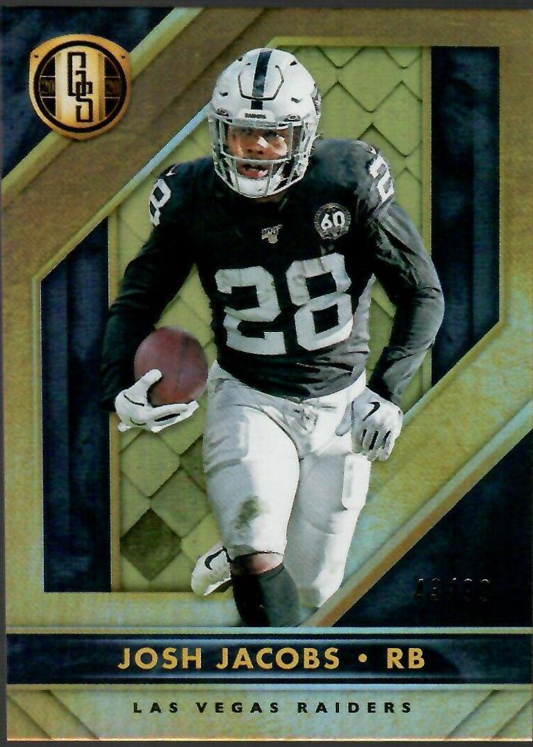 Josh Jacobs #42 Football Cards 2020 Panini Gold Standard
