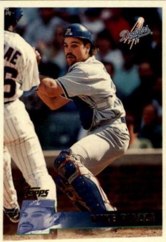 Mike Piazza #246 Baseball Cards 1996 Topps