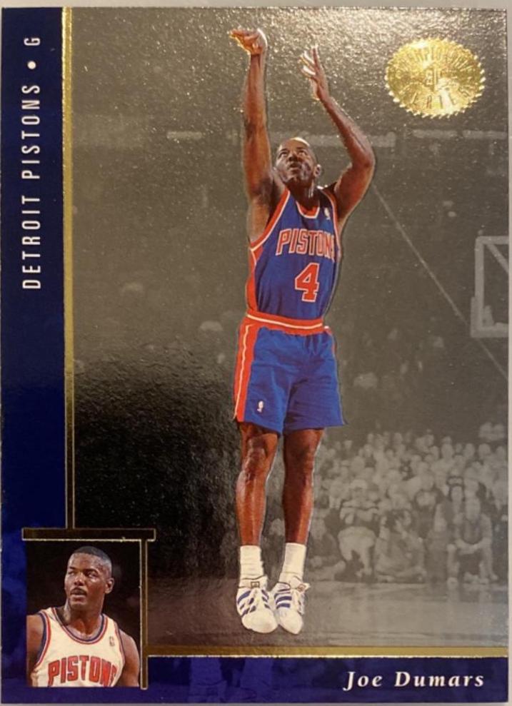 Joe Dumars #30 Basketball Cards 1995 SP Championship