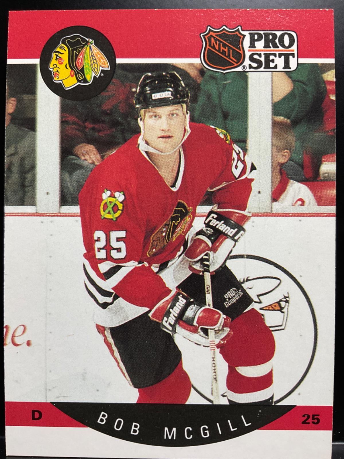 Bob McGill #55 Hockey Cards 1990 Pro Set