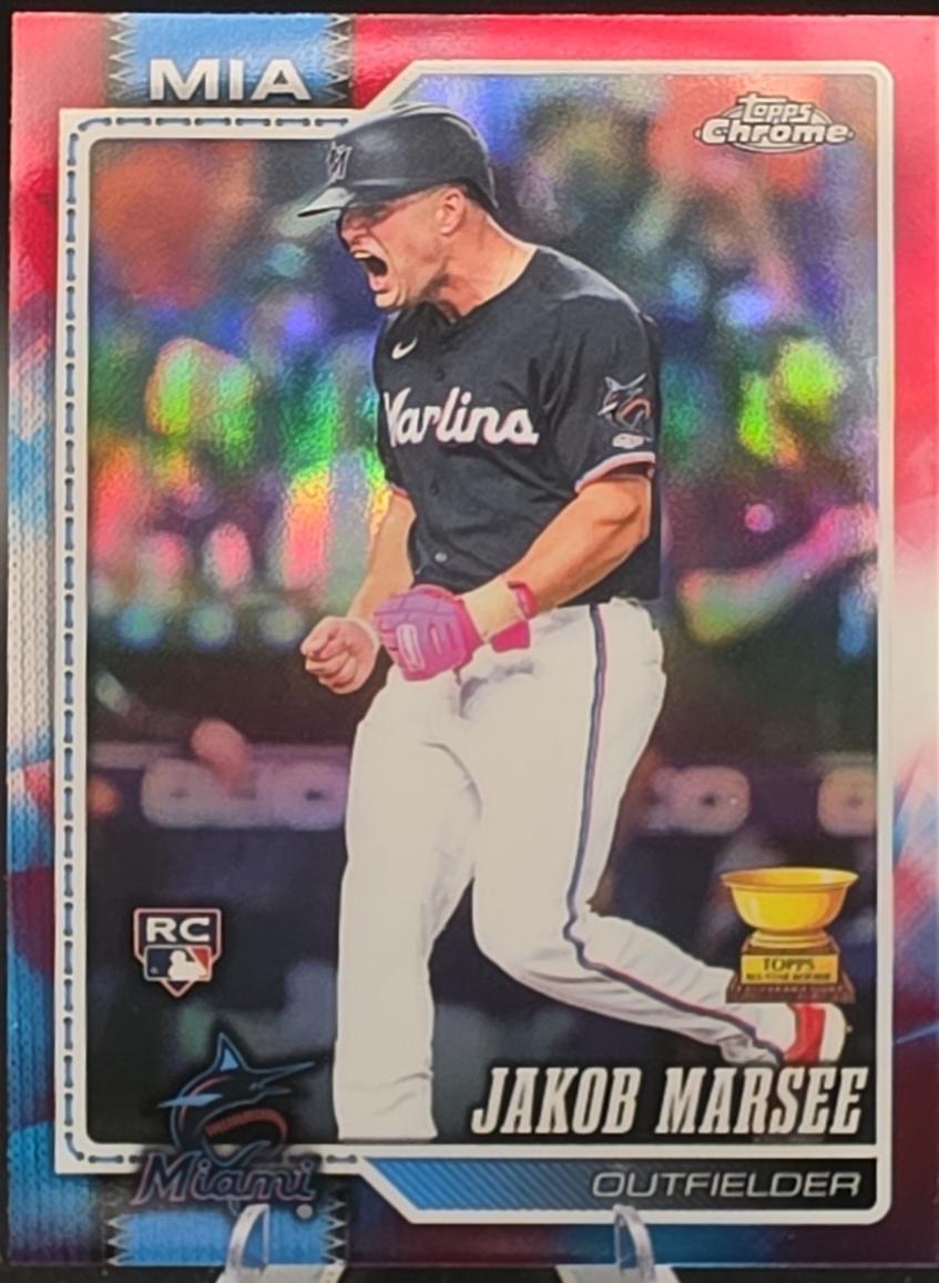 Jakob Marsee [Red White Blue Refractor] grading analysis