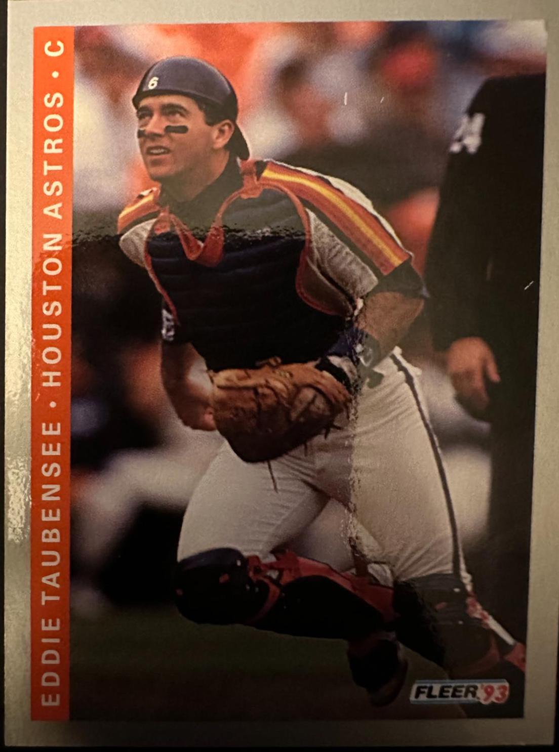 Eddie Taubensee #55 Baseball Cards 1993 Fleer