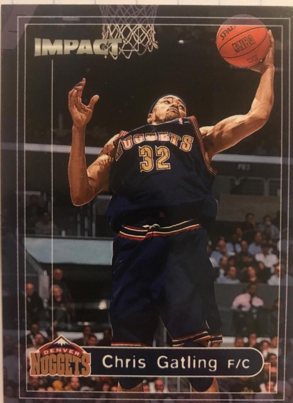 Chris Gatling #167 Basketball Cards 1999 SkyBox Impact
