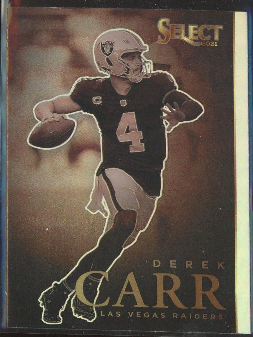 Derek Carr #AS-17 Football Cards 2021 Panini Select Artistic Selections