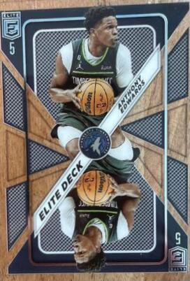 Anthony Edwards #7 Basketball Cards 2023 Donruss Elite Deck