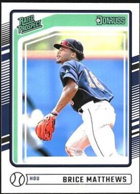 Brice Matthews #115 Baseball Cards 2024 Donruss