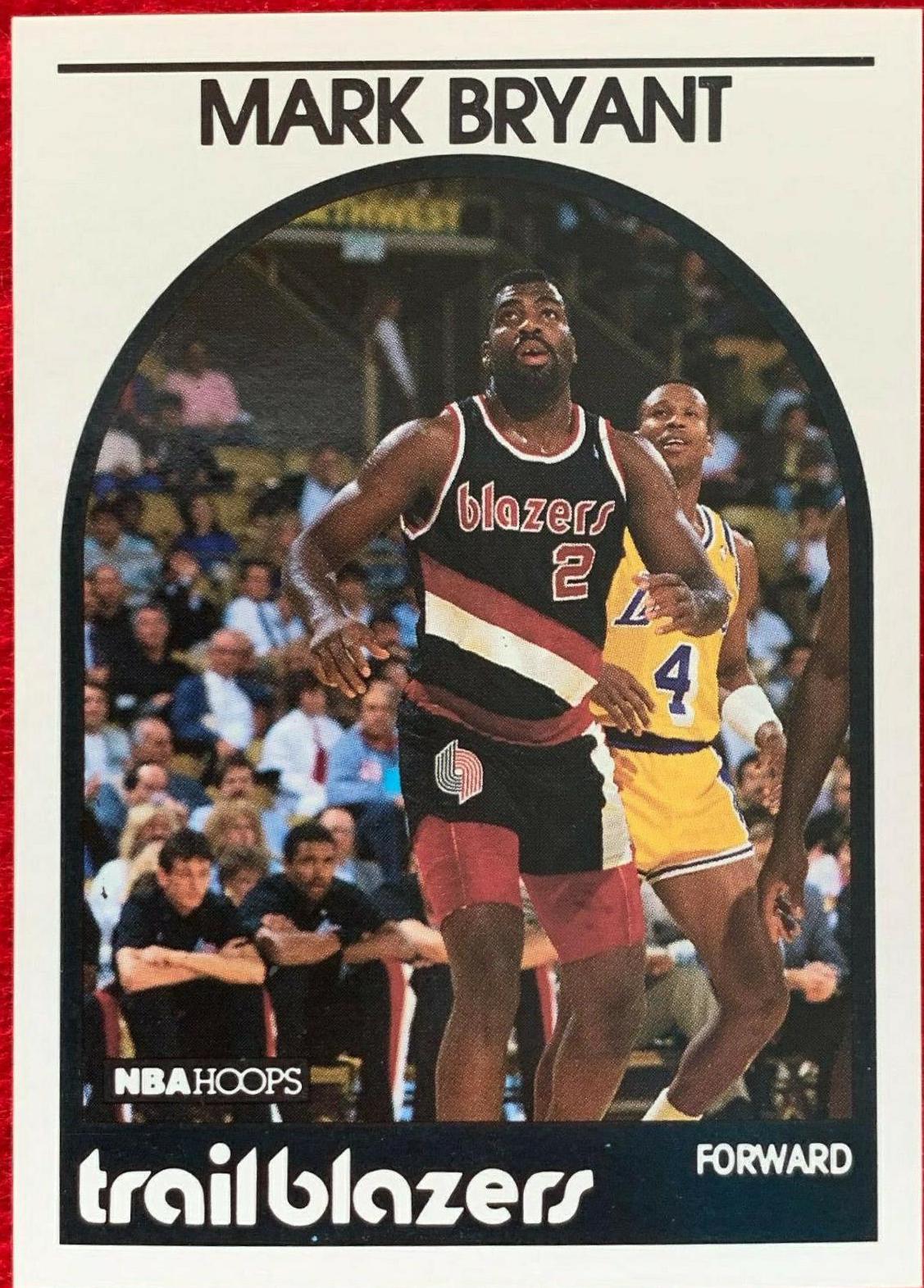 Mark Bryant #36 Basketball Cards 1989 Hoops