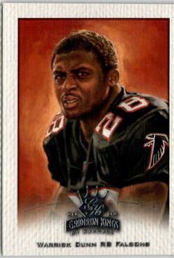 Warrick Dunn #4 Football Cards 2002 Panini Donruss Gridiron Kings