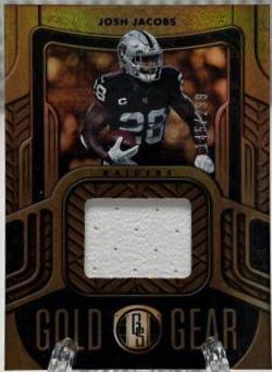 Josh Jacobs #GG-JJA Football Cards 2022 Panini Gold Standard Gear