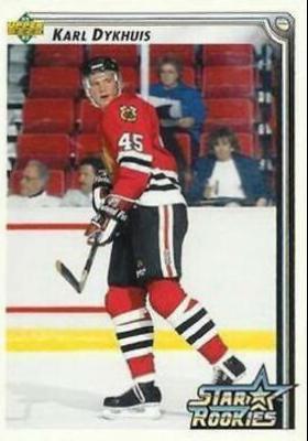 Karl Dykhuis #404 Hockey Cards 1992 Upper Deck