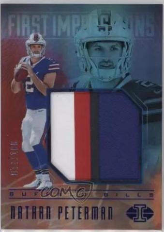 Nathan Peterman #FI-NP Football Cards 2017 Panini Illusions First Impressions Memorabilia