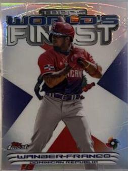 Wander Franco #2000-16 Baseball Cards 2023 Topps Finest 2000 World's