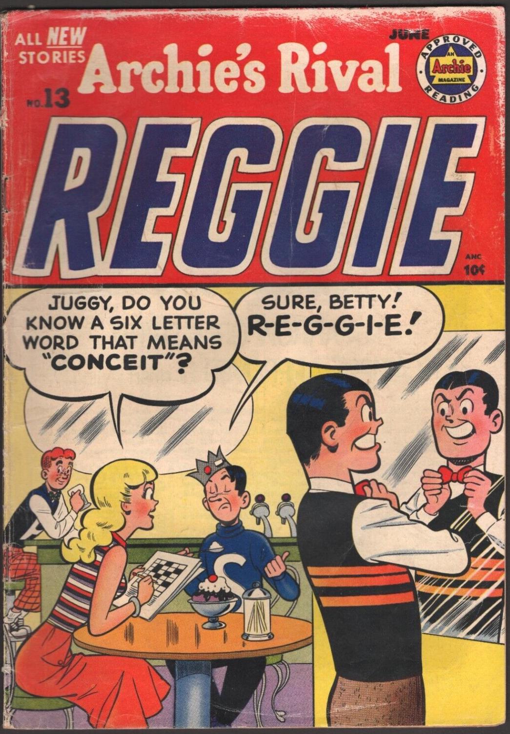 Archie's Rival Reggie #13 (1954) Comic Books Archie's Rival Reggie