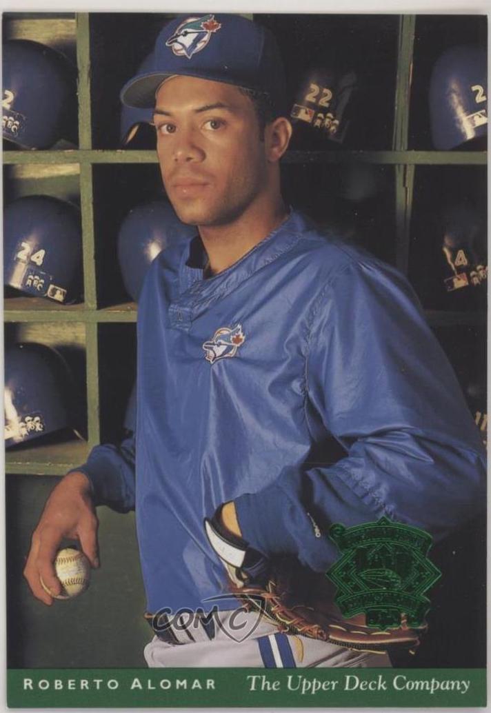 Roberto Alomar #16 Baseball Cards 1994 Upper Deck All Star Jumbos