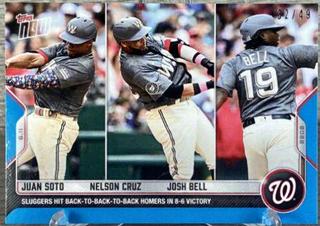 Juan Soto / Nelson Cruz / Josh Bell