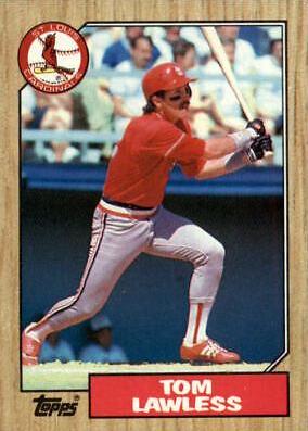 Tom Lawless #647 Baseball Cards 1987 Topps