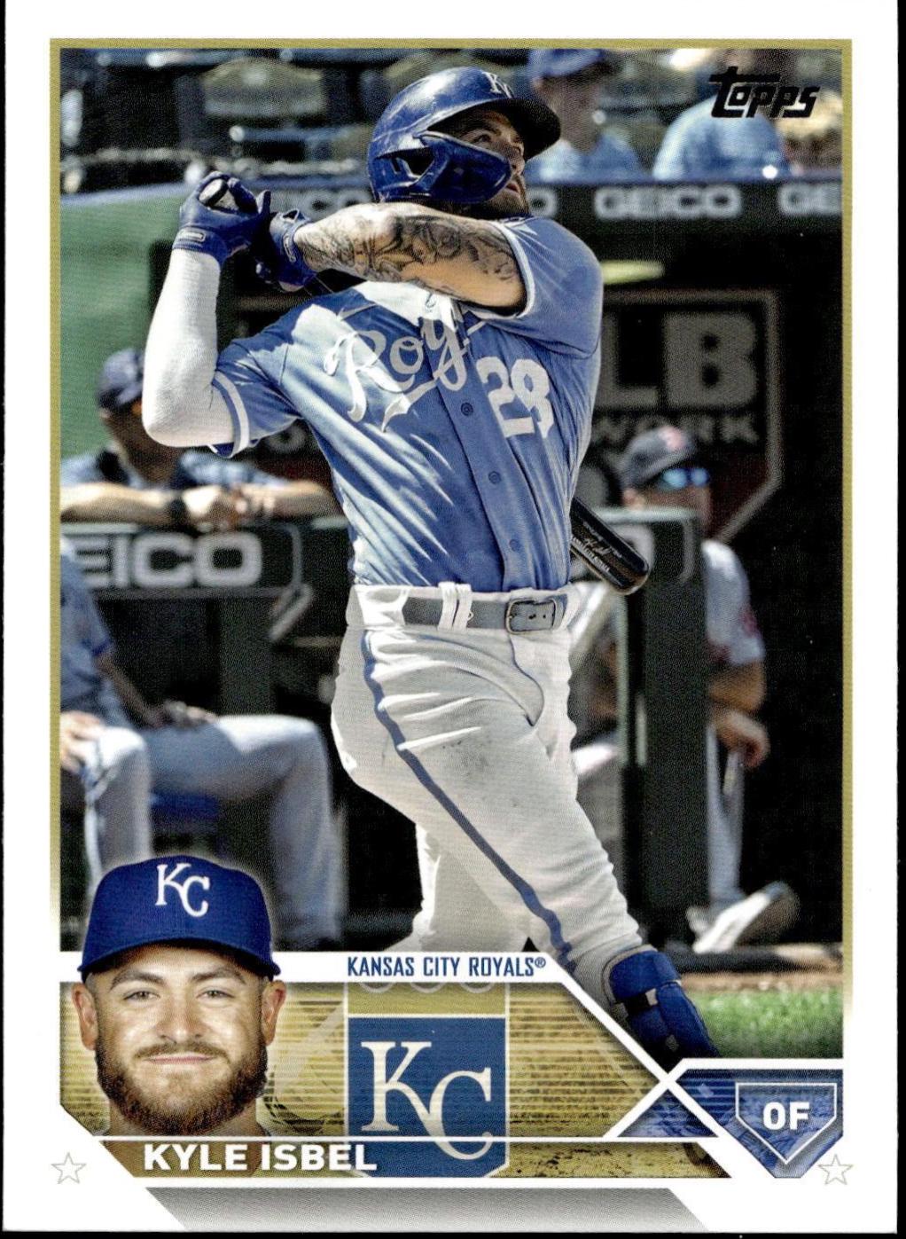 Kyle Isbel #578 Baseball Cards 2023 Topps