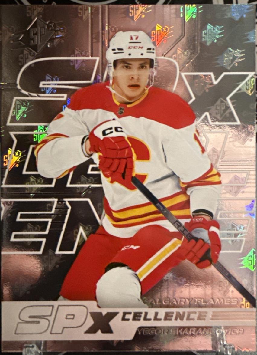 Yegor Sharangovich #XC-YS Hockey Cards 2024 SPx SPxCellence