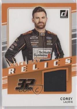 Corey LaJoie #RDR-CL Racing Cards 2021 Panini Donruss Nascar Race Day Relics