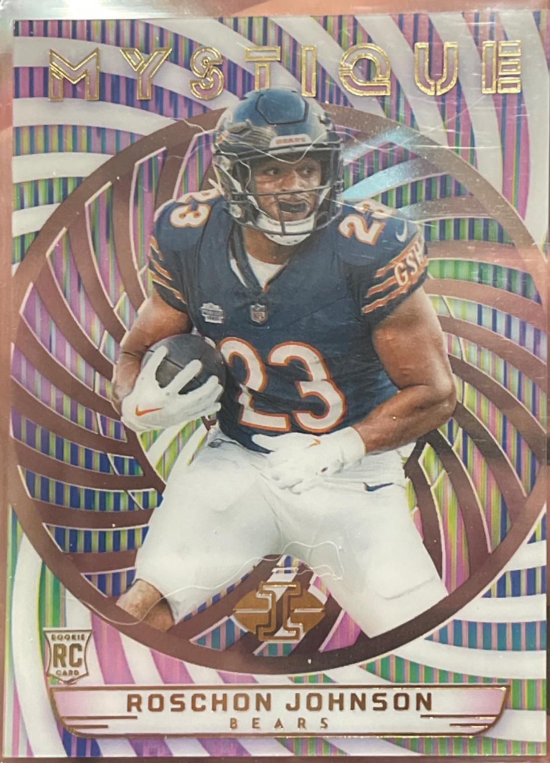 Roschon Johnson #30 Football Cards 2023 Panini Illusions Mystique