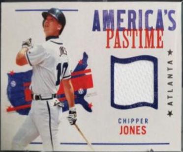 Chipper Jones #APS-CJ Baseball Cards 2022 Panini Chronicles America's Pastime Swatches