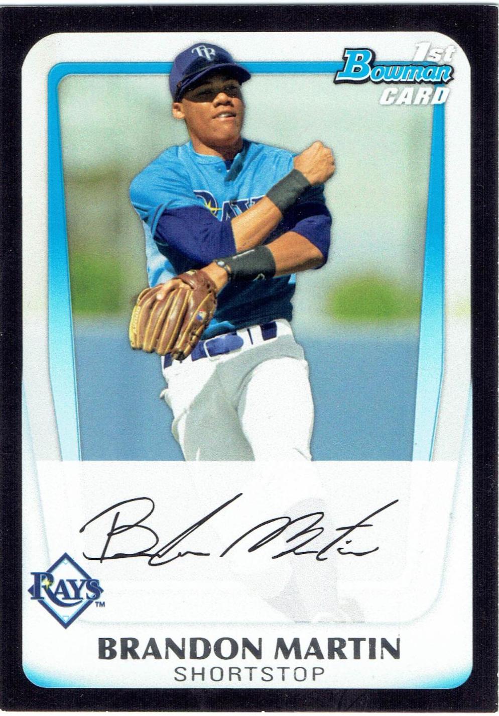 Brandon Martin #BDPP55 Baseball Cards 2011 Bowman Chrome Draft Picks & Prospects