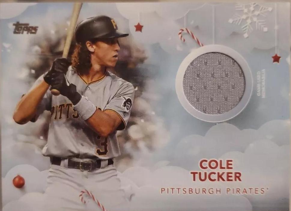 Cole Tucker #WHR-CT Baseball Cards 2020 Topps Holiday Relics