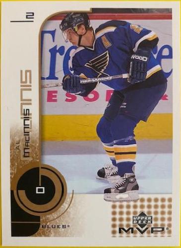 AL MacInnis #161 Hockey Cards 2002 Upper Deck MVP