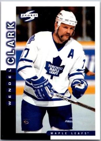 Wendel Clark #128 Hockey Cards 1997 Score