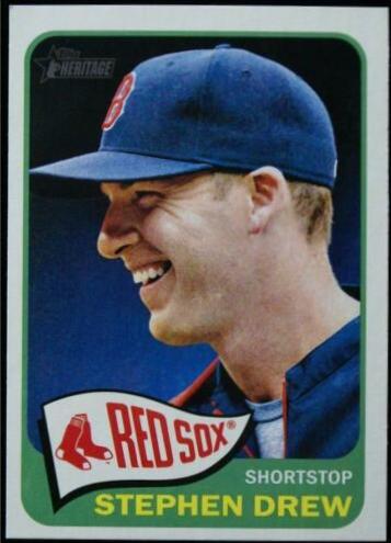 Stephen Drew #46 Baseball Cards 2014 Topps Heritage