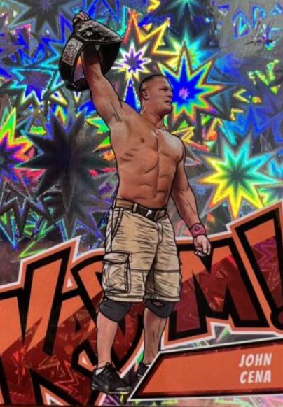 John Cena #11 Wrestling Cards 2023 Panini Revolution WWE Kaboom