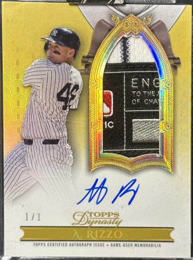 Anthony Rizzo [Gold Autograph Patch Vertical] #DAPB-ARI2
