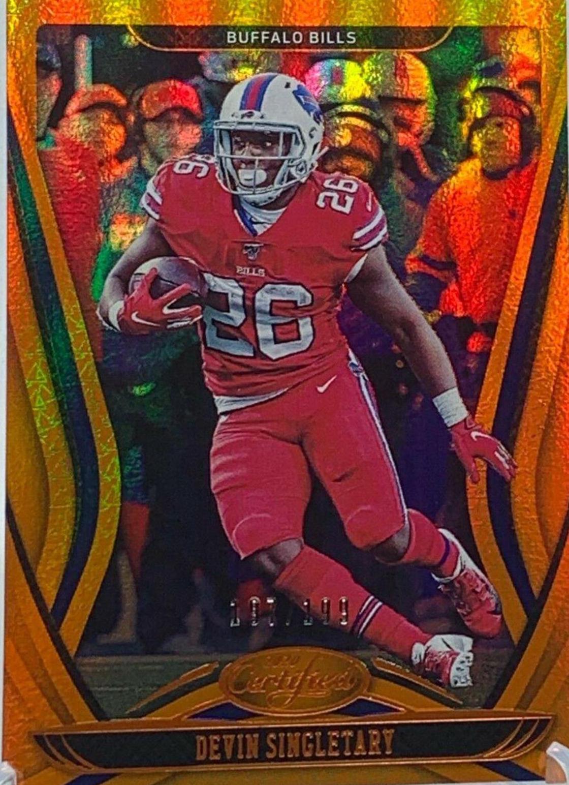Devin Singletary #2 Football Cards 2020 Panini Certified