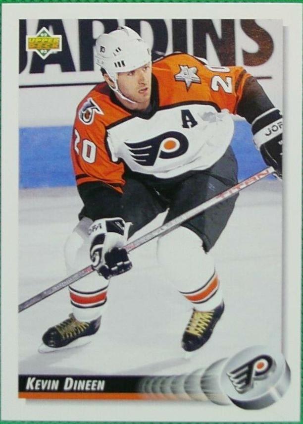 Kevin Dineen #256 Hockey Cards 1992 Upper Deck