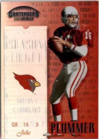 Jake Plummer #35 Football Cards 1999 Playoff Contenders Ssd