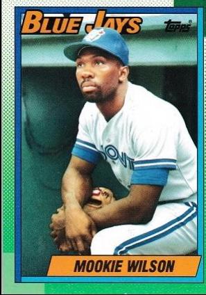 Mookie Wilson #182 Baseball Cards 1990 Topps
