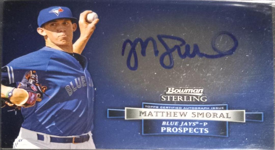 Matt Smoral #BSAP-MSM Baseball Cards 2012 Bowman Sterling Autograph Prospects