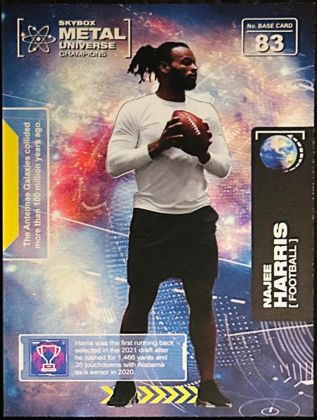 NAjee Harris #83 Basketball Cards 2021 Skybox Metal Universe Champions