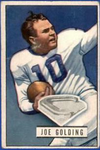 Joe Golding #115 Football Cards 1951 Bowman