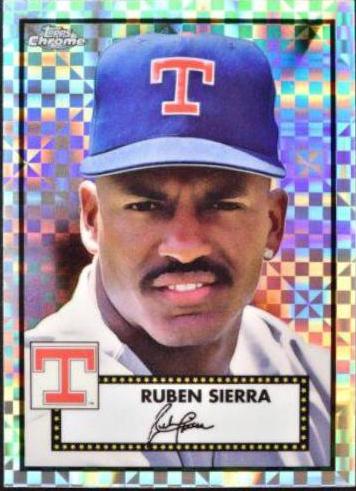 Ruben Sierra #567 Baseball Cards 2021 Topps Chrome Platinum Anniversary