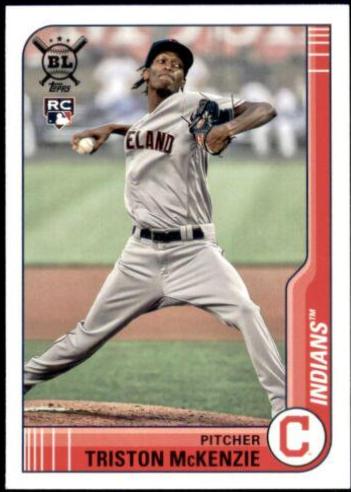 Triston McKenzie #155 Baseball Cards 2021 Topps Big League