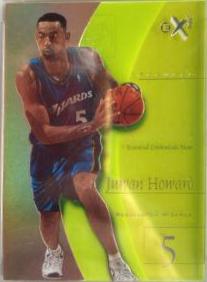 Juwan Howard Essential Credentials Future #32 Basketball Cards 1997 Skybox E-X2001