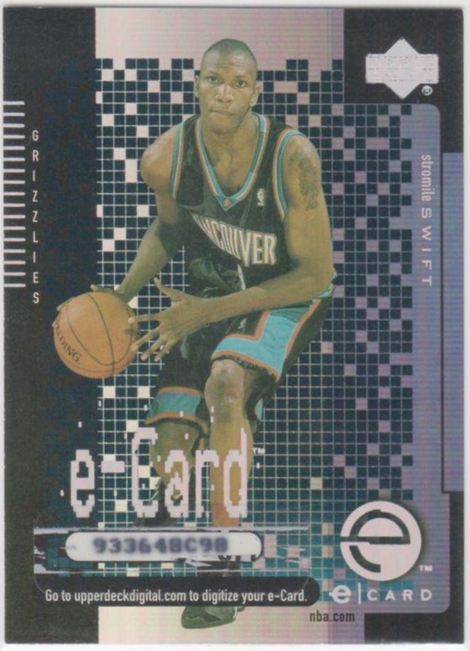 Stromile Swift #EC4 Basketball Cards 2000 Upper Deck E-Card